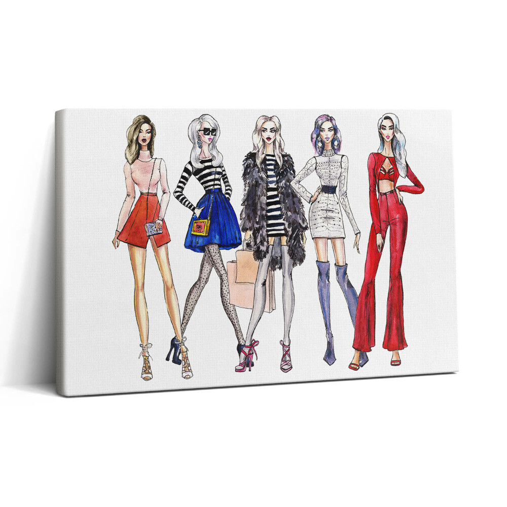 Tablou canvas 30x20 Fete la modă