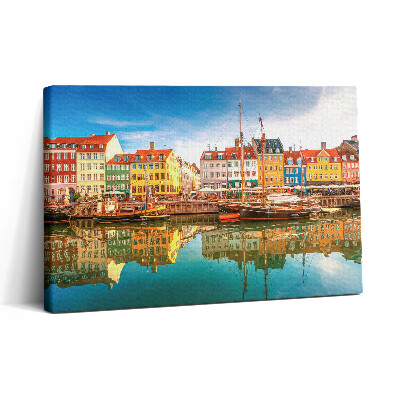 Tablou canvas 30x20 Orașul de lângă apă