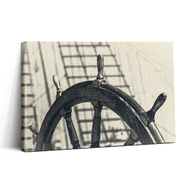 Tablou canvas 30x20 Navă veche în stil retro