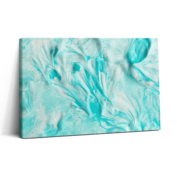 Tablou canvas 30x20 Tapet albastru abstract