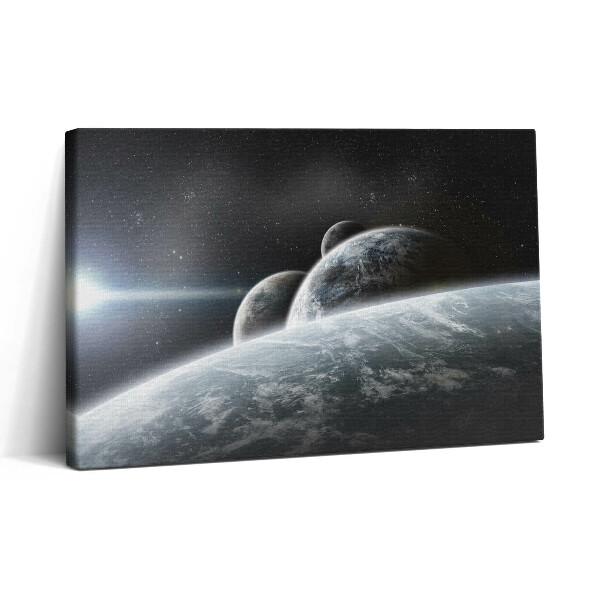 Tablou canvas 30x20 Spațiu și planete