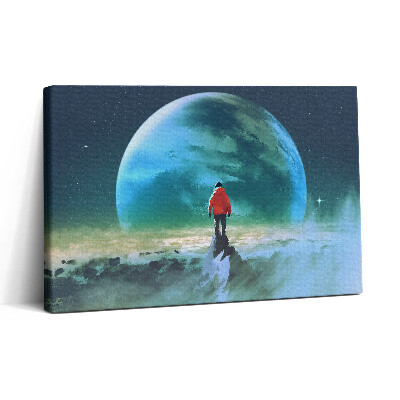 Tablou canvas 30x20 Omul pe Lună