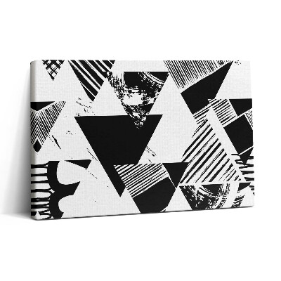 Tablou canvas 30x20 Triunghiuri cu model geometric abstract