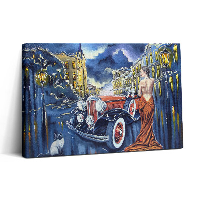 Tablou canvas 30x20 Mașină retro veche