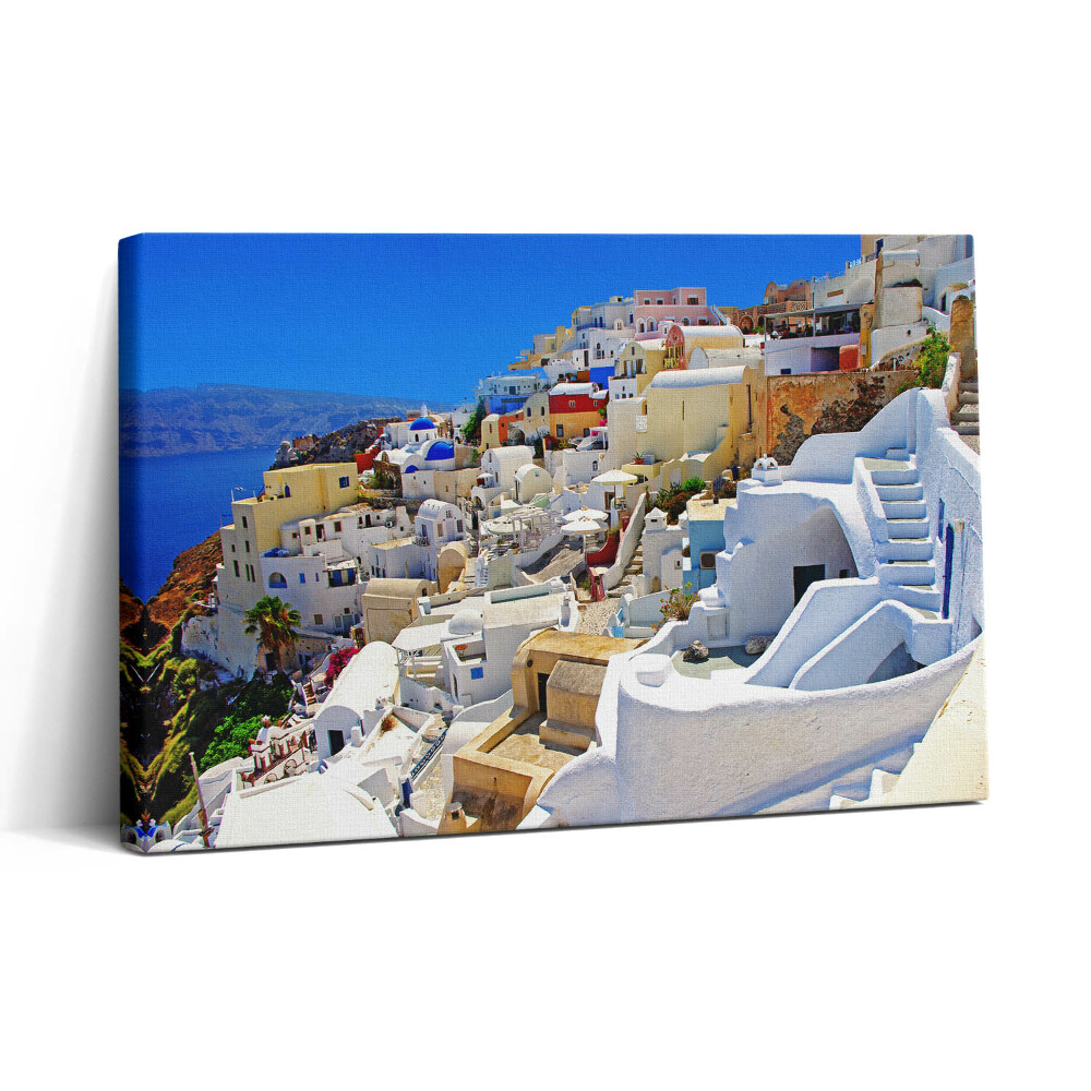 Tablou canvas 30x20 Grecia Santorini