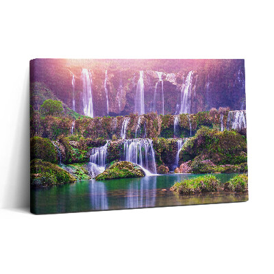 Tablou canvas 30x20 Cascada Jiulong din China