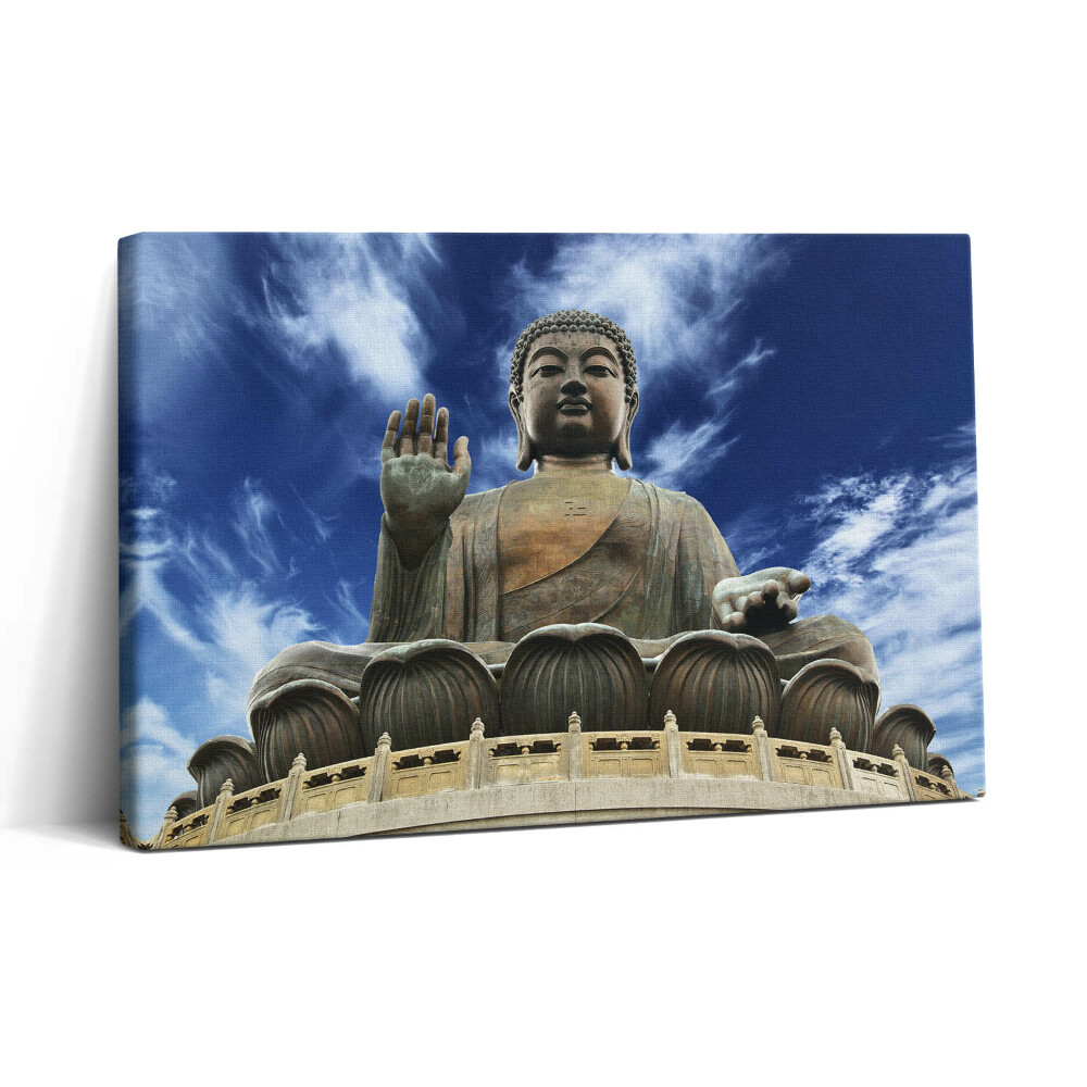 Tablou canvas 30x20 Tian Tan Buddha în Hong Kong