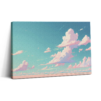 Tablou canvas 30x20 Culoarea pastelată a cerului