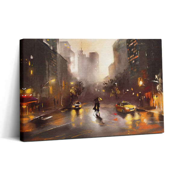 Tablou canvas 30x20 Vedere spre strada din New York
