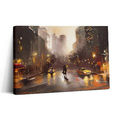 Tablou canvas 30x20 Vedere spre strada din New York