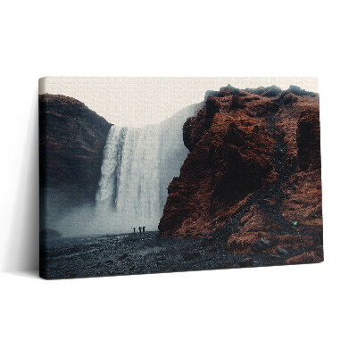 Tablou canvas 30x20 Cascadă peisagistică din Islanda