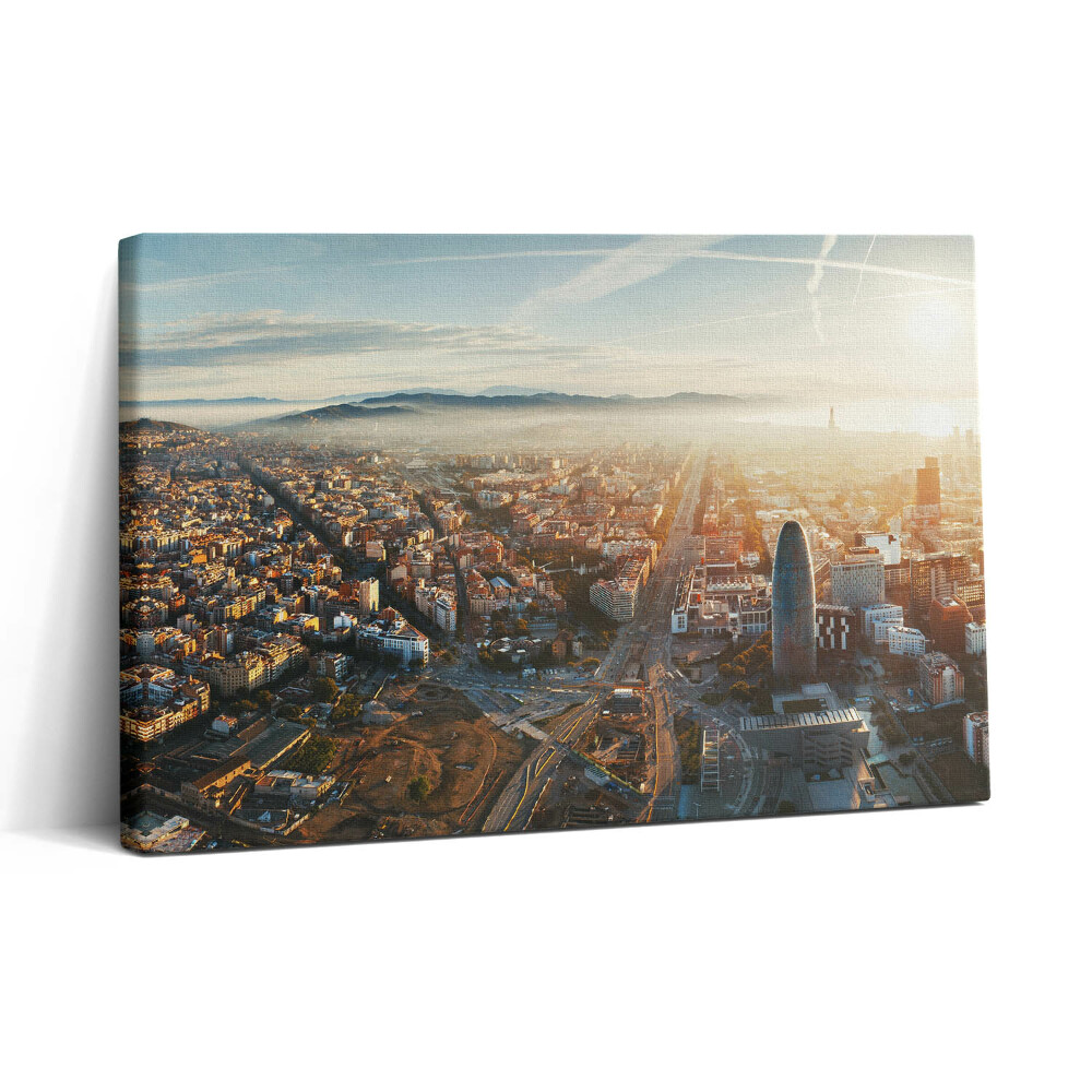 Tablou canvas 30x20 Panoramă a orașului Barcelona