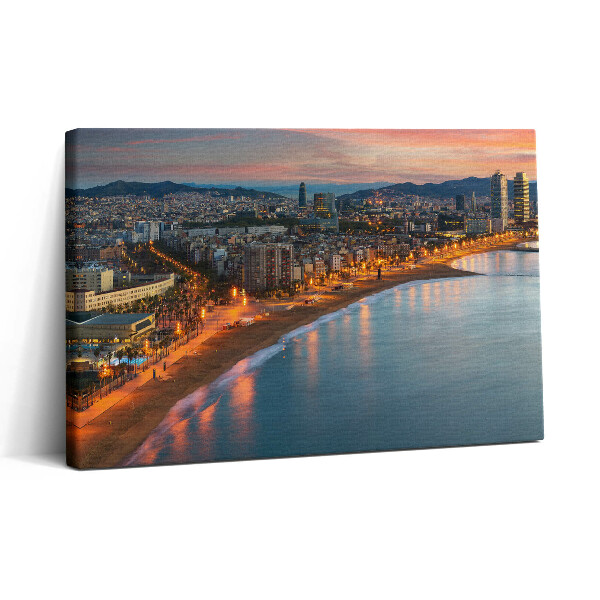 Tablou canvas 30x20 Plaja de Est a Barcelonei