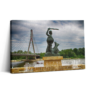 Tablou canvas 30x20 Monumentul Sirenei din Varșovia