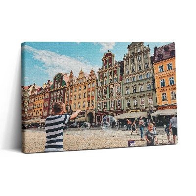 Tablou canvas 30x20 Piața Centrală din Wrocław