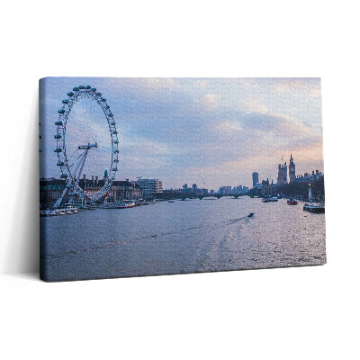 Tablou canvas 30x20 Panorama orașului London Eye