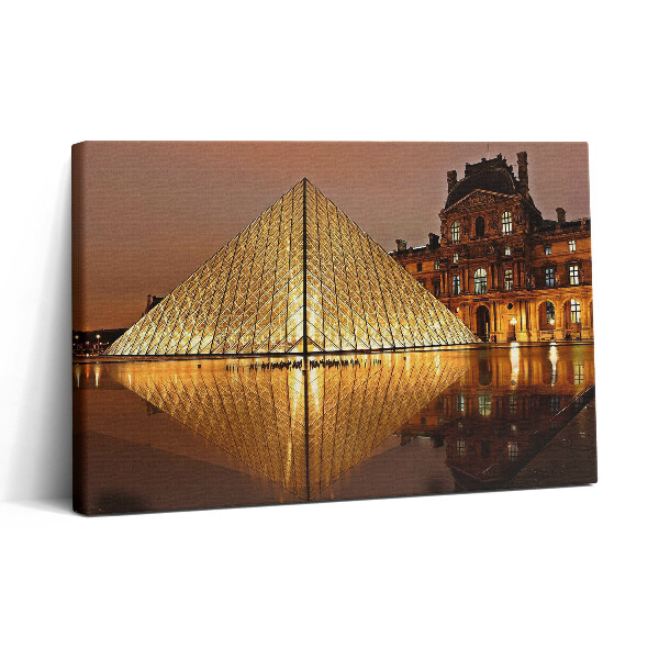 Tablou canvas 30x20 Muzeul Luvru din Paris