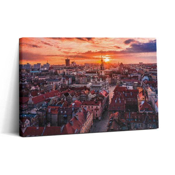 Tablou canvas 30x20 Poznań - panoramă