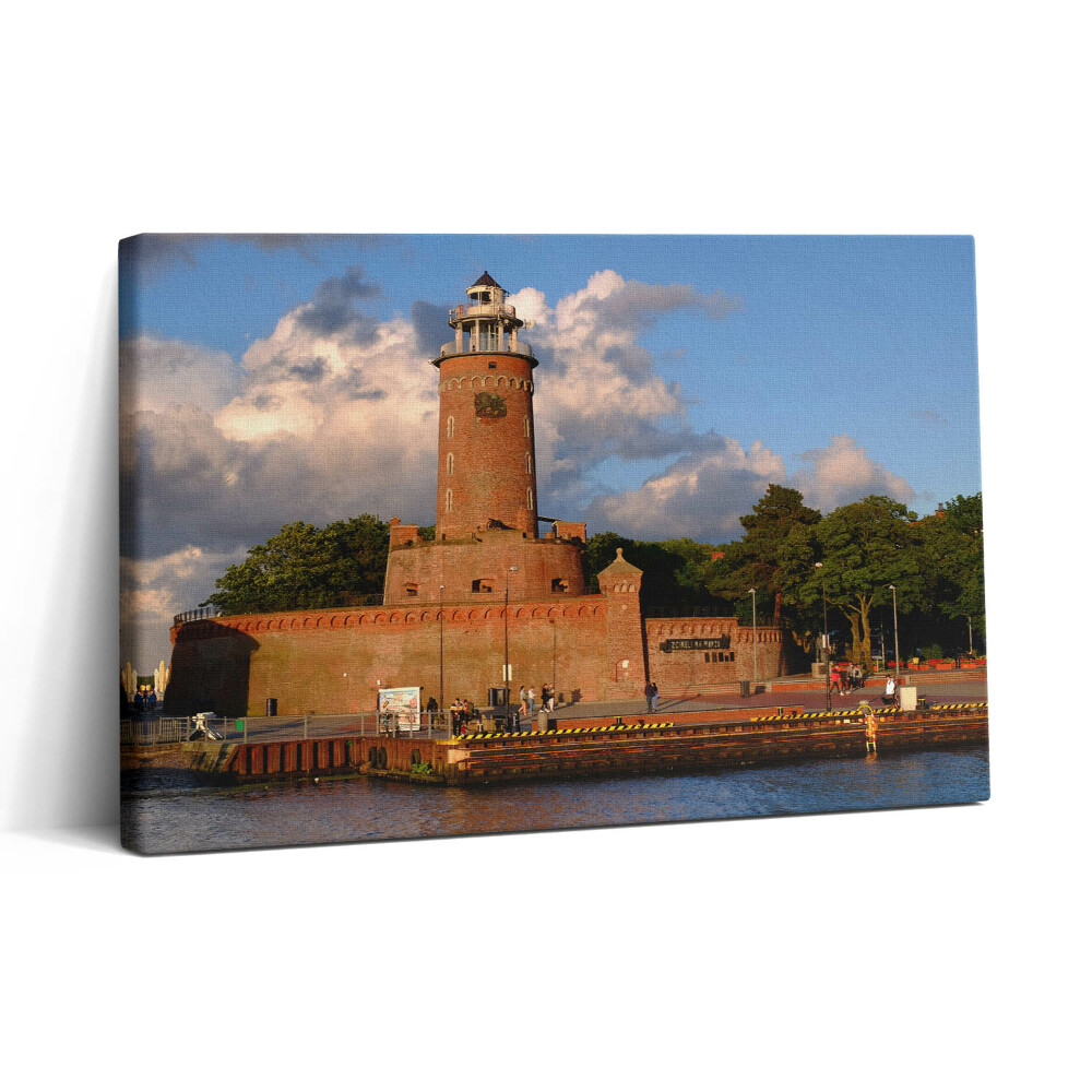 Tablou canvas 30x20 Far în Kołobrzeg Polonia