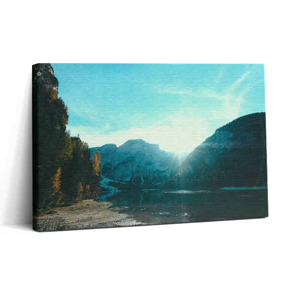 Tablou canvas 30x20 Munte și râu în Polonia