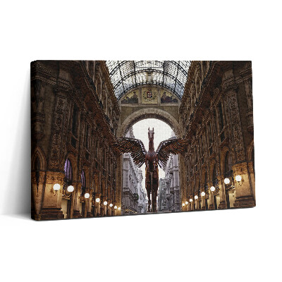 Tablou canvas 30x20 Monumentul Calului din Milano