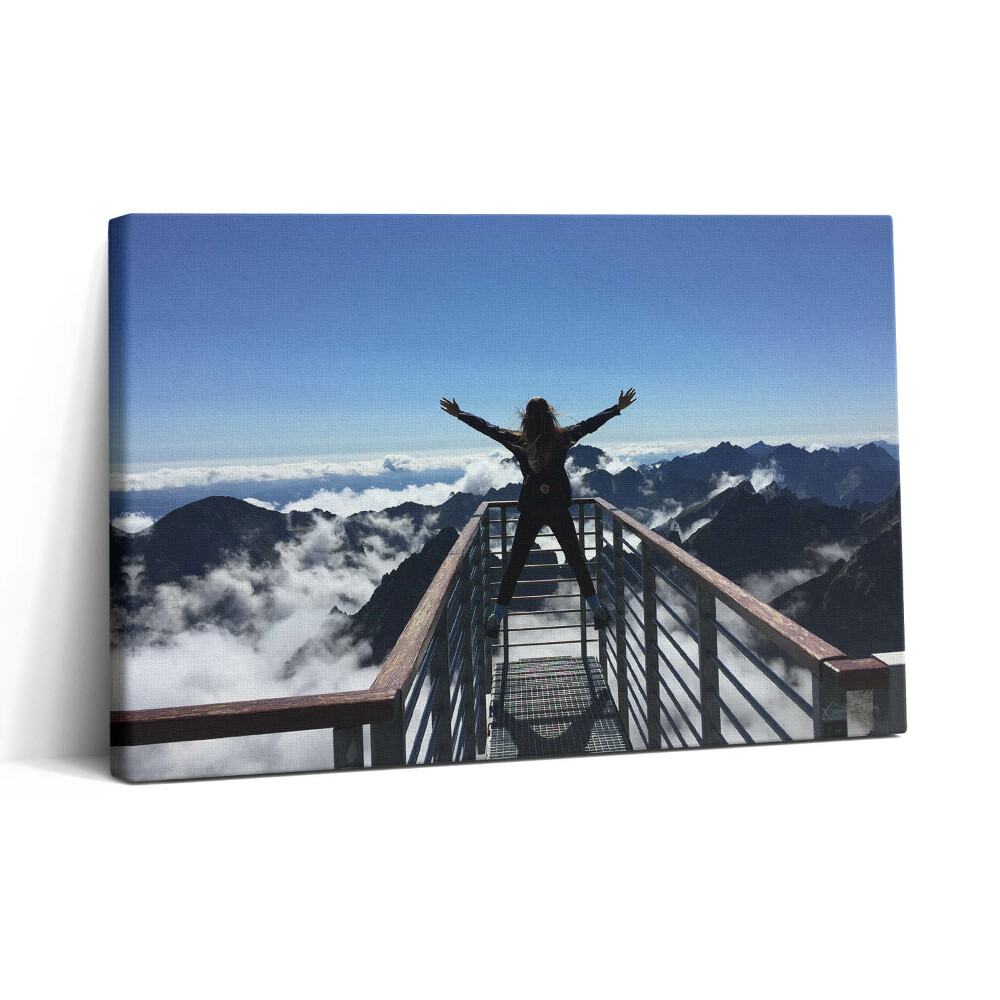 Tablou canvas 30x20 Femeie Tatra Slovacia