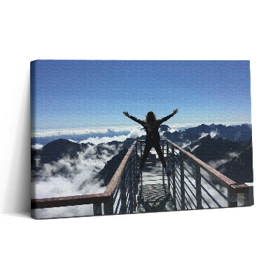 Tablou canvas 30x20 Femeie Tatra Slovacia