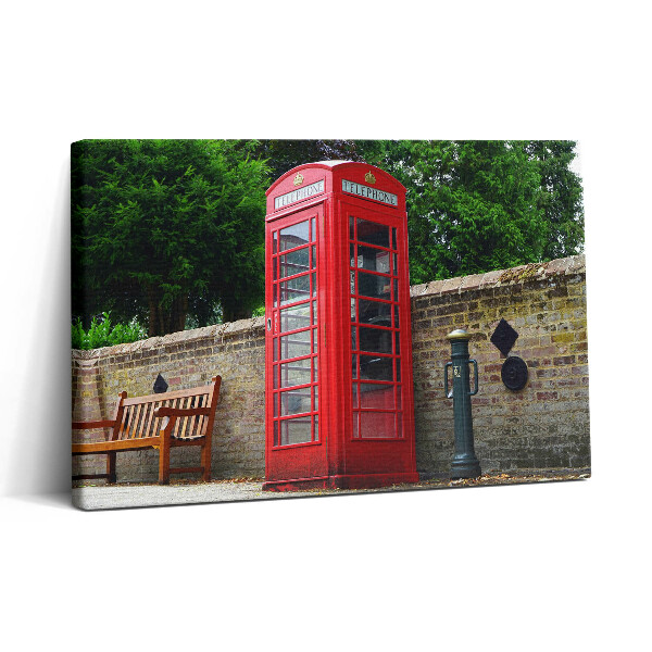 Tablou canvas 30x20 Cabină telefonică roșie