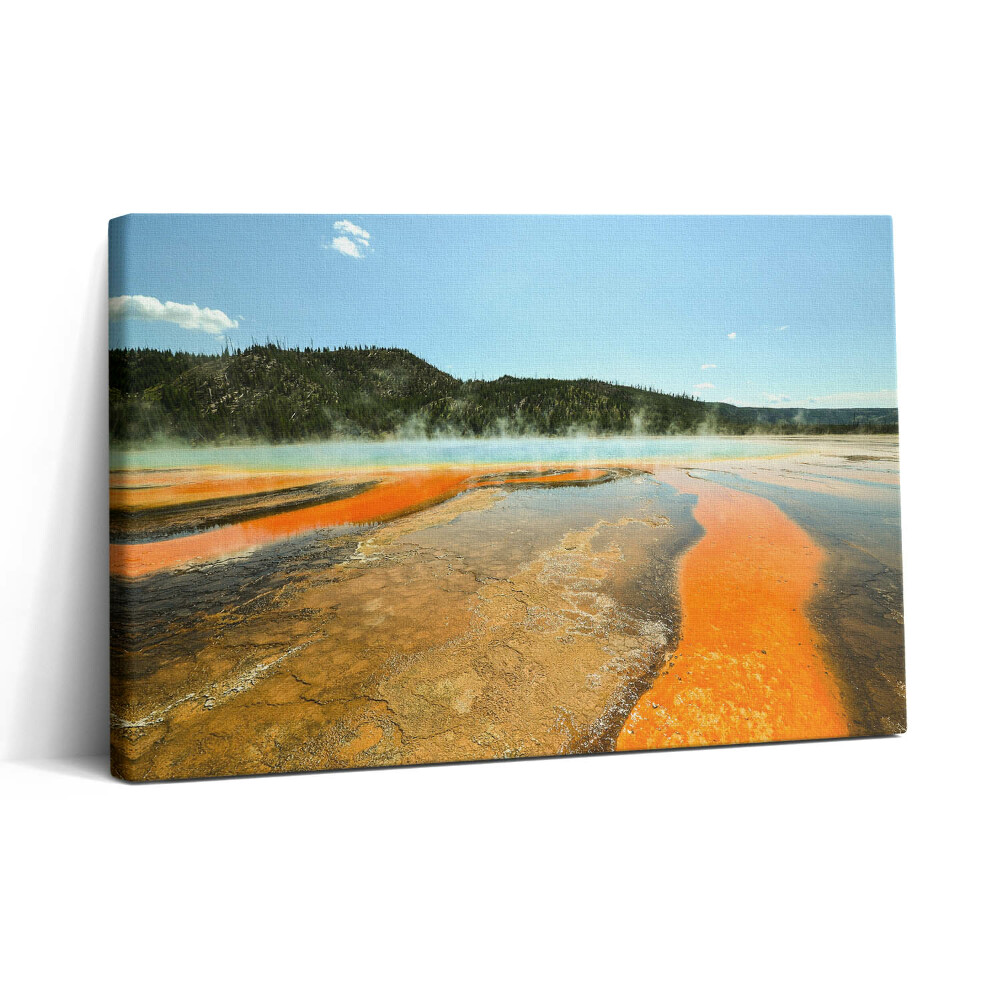 Tablou canvas 30x20 Lac cu munți