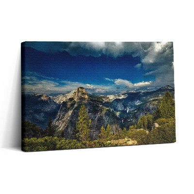 Tablou canvas 30x20 vârfuri de munte