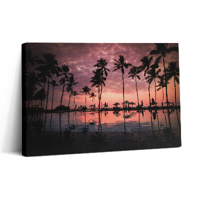 Tablou canvas 30x20 Palmieri hawaieni