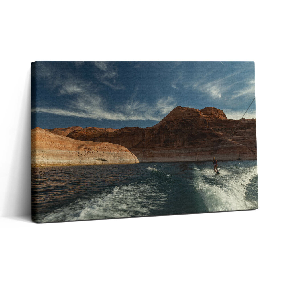 Tablou canvas 30x20 O persoană care merge pe schi nautic