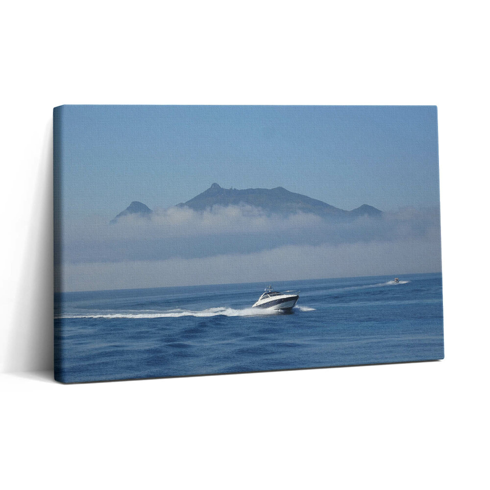 Tablou canvas 30x20 Barcă cu pânze pe ocean