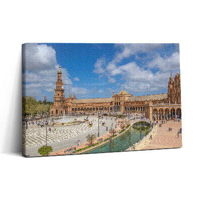 Tablou canvas 30x20 Plaza de España din Sevilla
