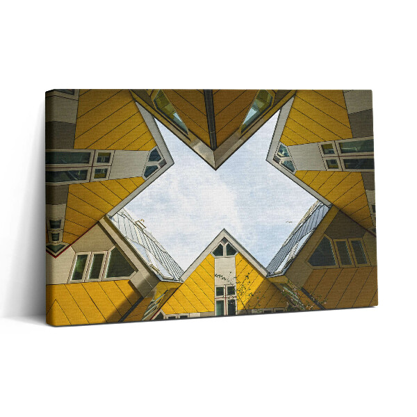 Tablou canvas 30x20 Case în Rotterdam