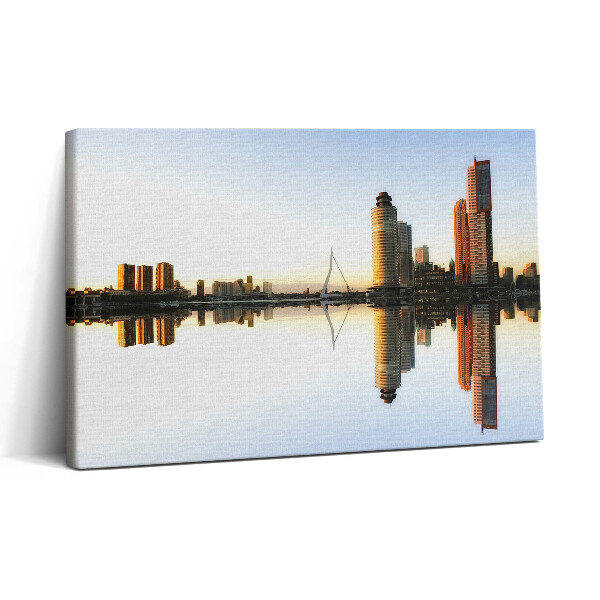 Tablou canvas 30x20 Un oraș pe râu