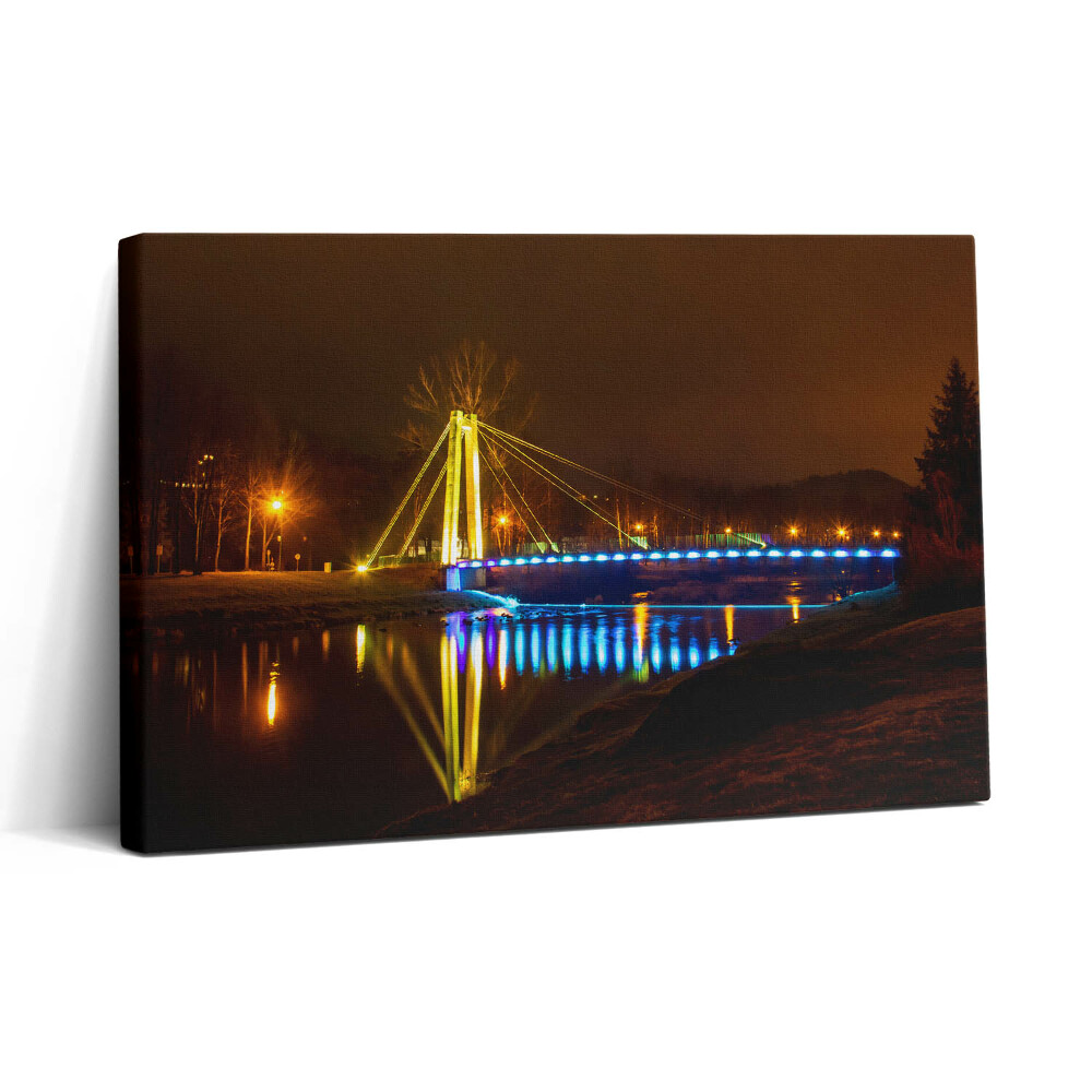 Tablou canvas 30x20 Podul peste Vistula din Ustroń