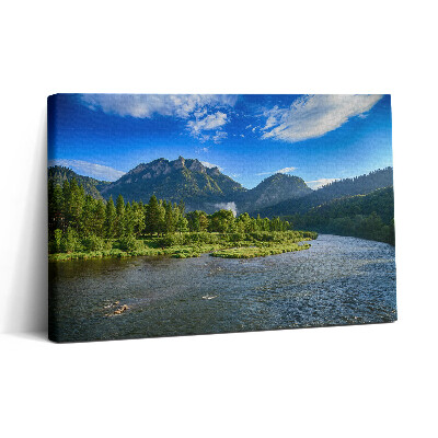 Tablou canvas 30x20 Cotul Dunajec din Munții Pieniny