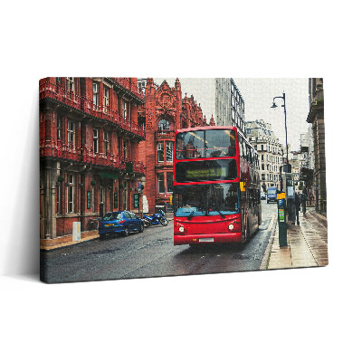 Tablou canvas 30x20 Autobuz în Birmingham, Marea Britanie