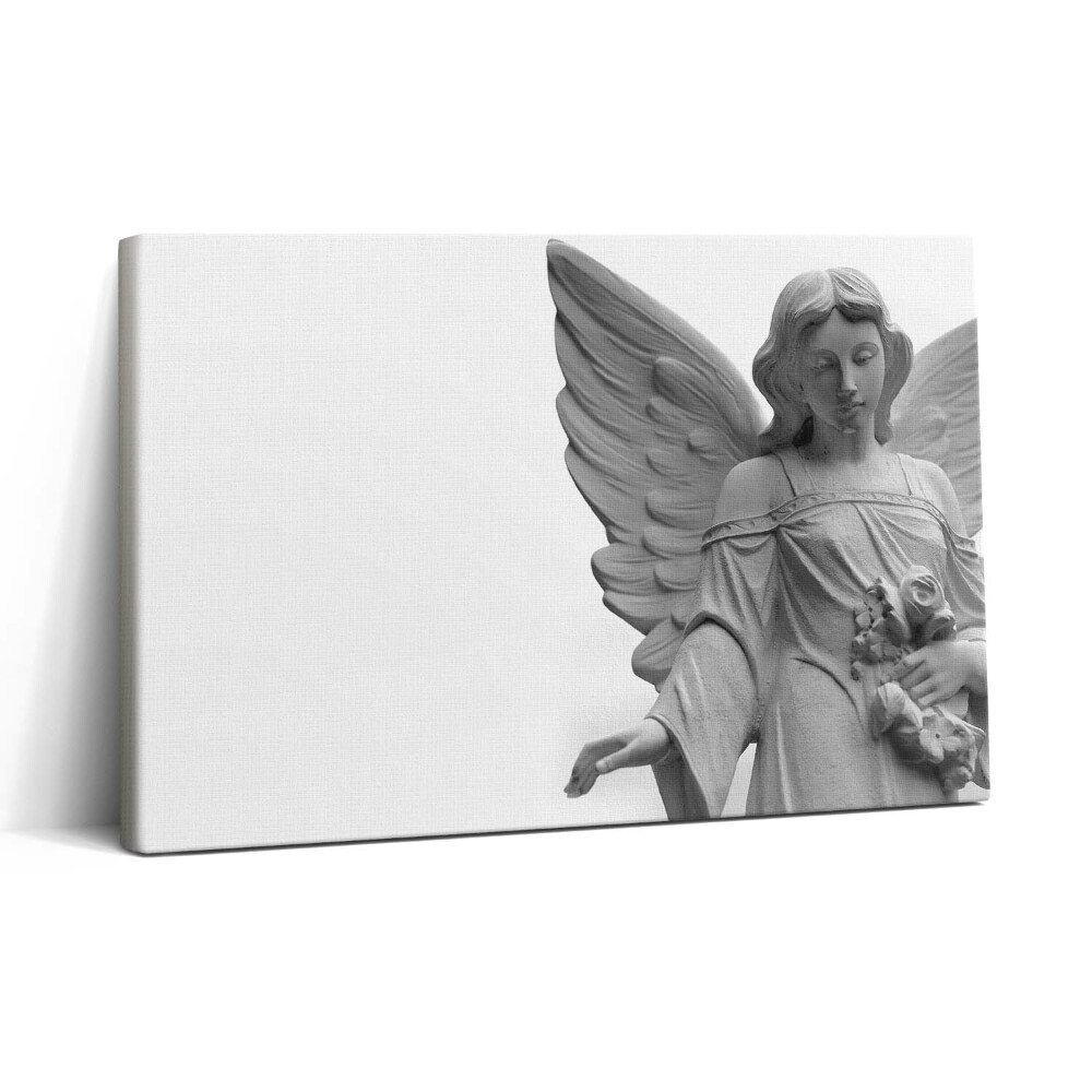 Tablou canvas 30x20 Sculptură a unui înger cu aripi