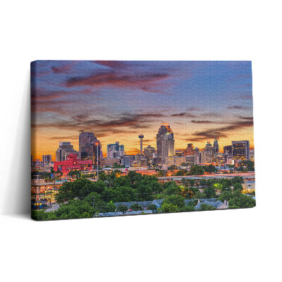 Tablou canvas 30x20 San Antonio la apus