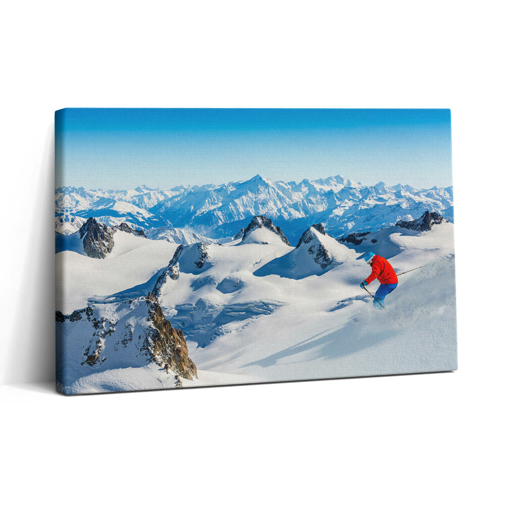 Tablou canvas 30x20 Schi în Alpi