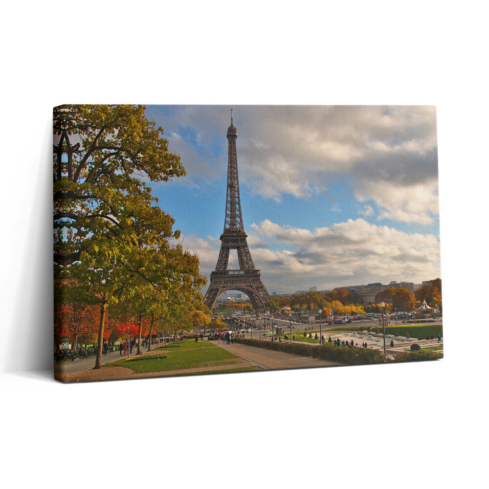 Tablou canvas 30x20 Toamna în Franța Turnul Eiffel
