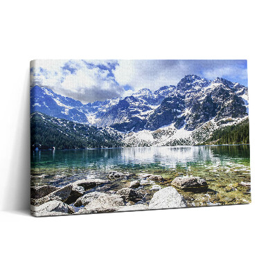 Tablou canvas 30x20 Peisaj de munți și lacuri