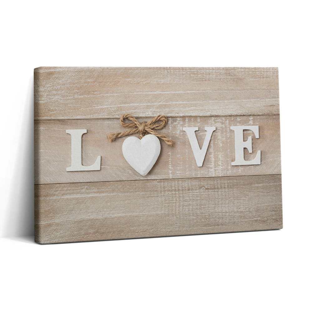 Tablou canvas 30x20 Inscripția dragoste