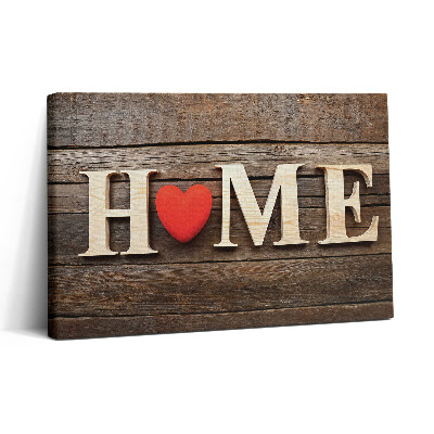 Tablou canvas 30x20 Inscripție acasă