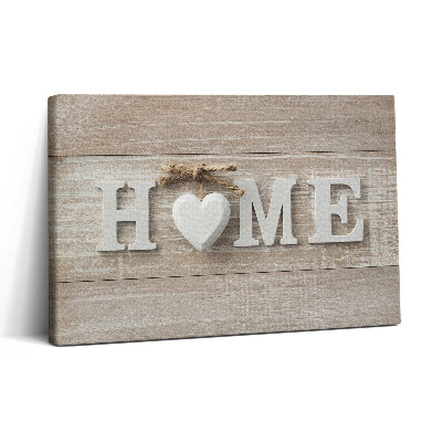 Tablou canvas 30x20 Inscripție acasă