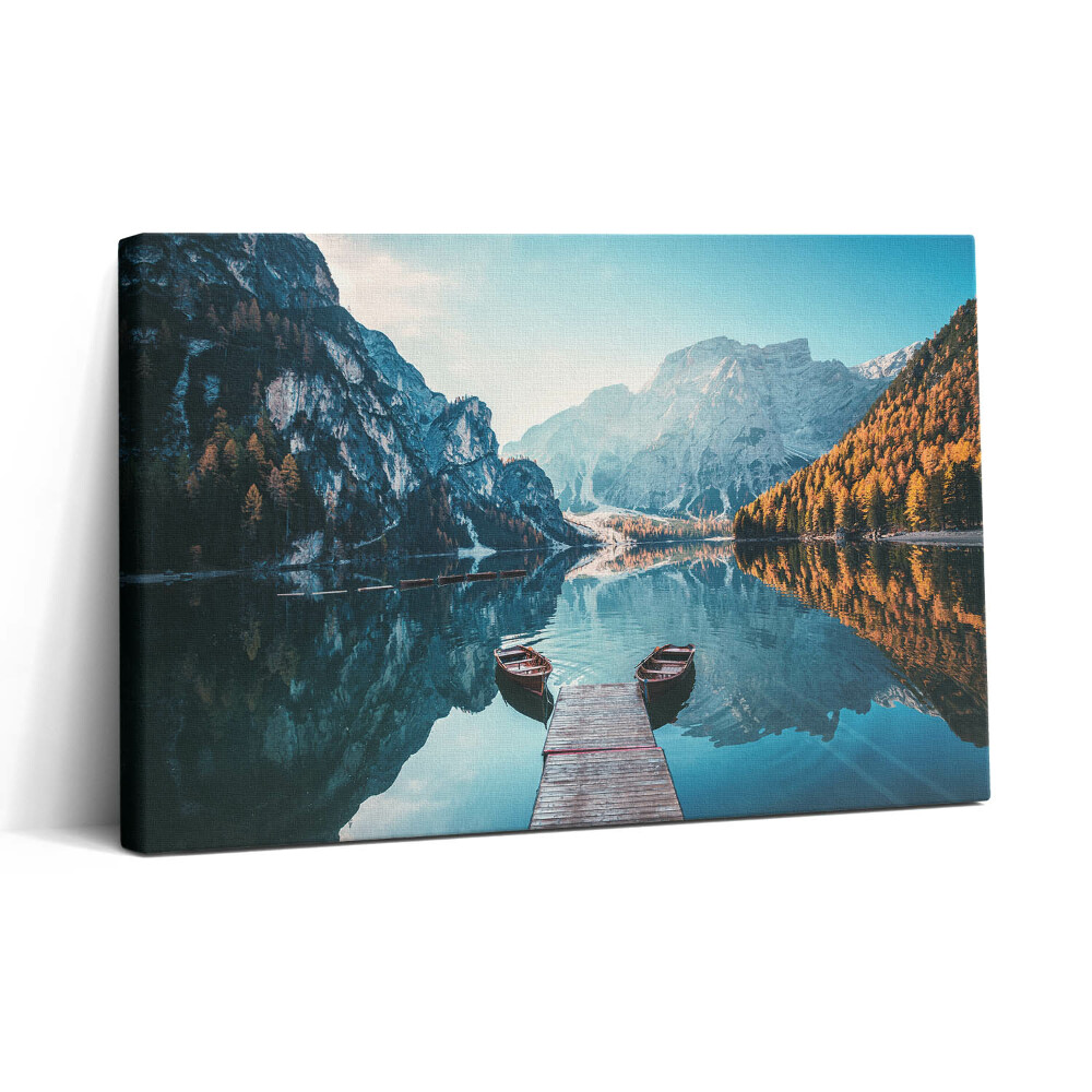 Tablou canvas 30x20 Bărci pe lac