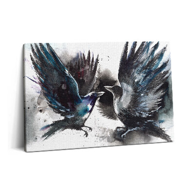 Tablou pe pânză 60x40 Păsări pictate