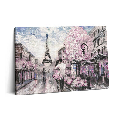 Tablou pe pânză 60x40 Paris și Turnul Eiffel